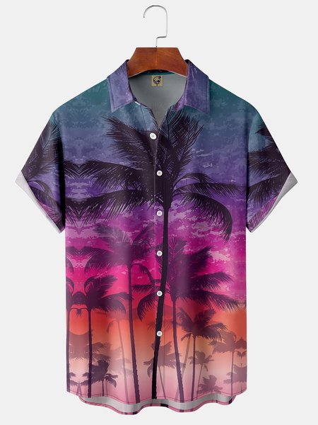 Coconut Tree Chest Pocket Short Sleeve Hawaiian Shirt, Purple, Short Sleeve Shirts
Coconut Tree Chest Pocket Short Sleeve Hawaiian Shirt, Purple, Short Sleeve Shirts
