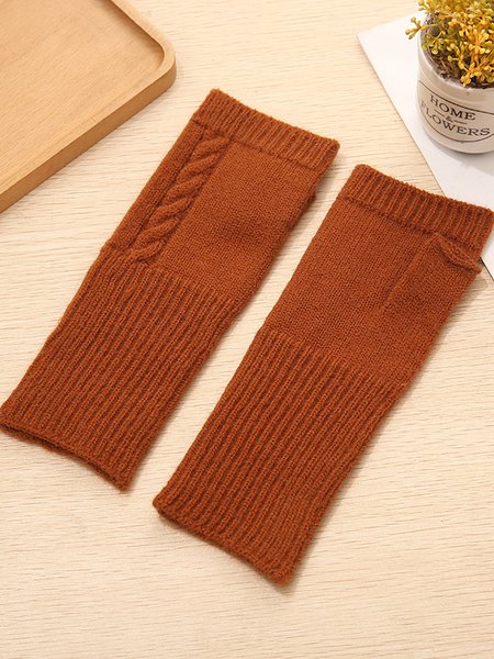 Casual Plain Color Cotton Linen Pattern Pattern Half Finger Gloves Autumn and Winter Warm Accessories Clothes Matching, Brown, Women Gloves
Casual Plain Color Cotton Linen Pattern Pattern Half Finger Gloves Autumn and Winter Warm Accessories Clothes Matching, Brown, Women Gloves