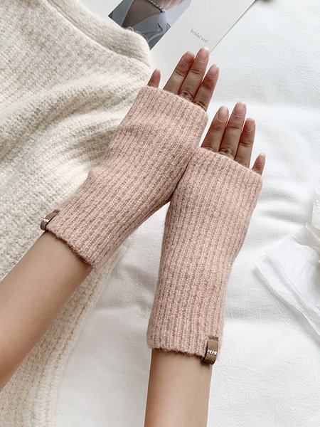 Casual Simple Mid-Length Cotton Striped Half Finger Gloves Clothes Matching Versatile Accessories, Light pink, Women Gloves
Casual Simple Mid-Length Cotton Striped Half Finger Gloves Clothes Matching Versatile Accessories, Light pink, Women Gloves