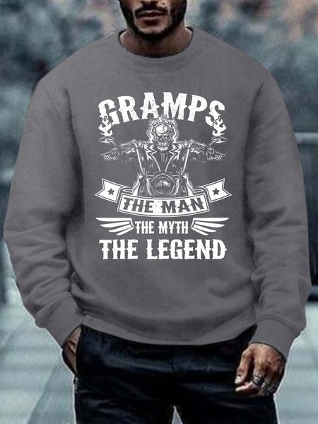 Men Gramps The Man The Legend Text Letters Crew Neck Casual Sweatshirt, Deep gray, Hoodies&Sweatshirts
Men Gramps The Man The Legend Text Letters Crew Neck Casual Sweatshirt, Deep gray, Hoodies&Sweatshirts