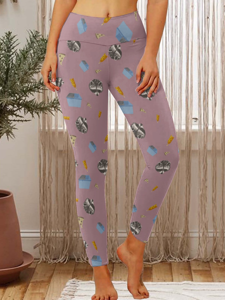 Lilicloth X Roxy Raccoon Garbage And Junk Food Pattern Women's Tummy Control Leggings, As picture, Leggings
Lilicloth X Roxy Raccoon Garbage And Junk Food Pattern Women's Tummy Control Leggings, As picture, Leggings