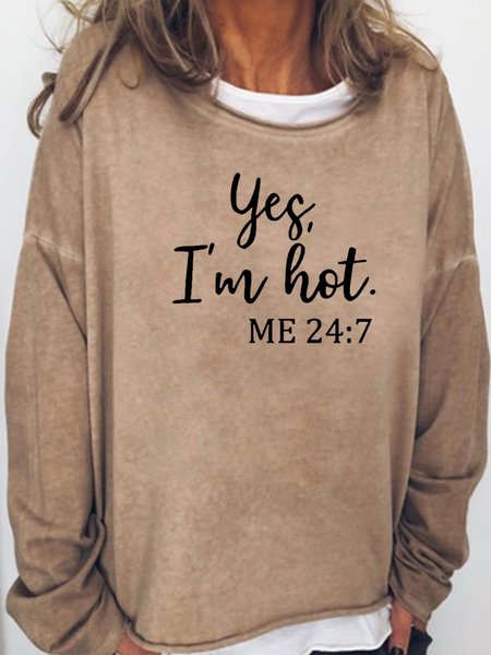 Womens Funny Gift Yes I’m Cold 24/7 Crew Neck Casual Sweatshirt, Light brown, Hoodies&Sweatshirts
Womens Funny Gift Yes I’m Cold 24/7 Crew Neck Casual Sweatshirt, Light brown, Hoodies&Sweatshirts