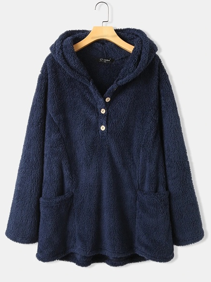 Fluff/Granular Fleece Fabric Plain Sweatshirt, Dark blue, Hoodies & Sweatshirts
Fluff/Granular Fleece Fabric Plain Sweatshirt, Dark blue, Hoodies & Sweatshirts