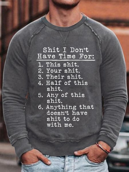 Men's Funny Text Letters Graphics Printed Sweatshirt, Gray, Hoodies&Sweatshirts
Men's Funny Text Letters Graphics Printed Sweatshirt, Gray, Hoodies&Sweatshirts