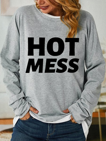 Lilicloth X Kat8lyst Hot Mess Women's Sweatshirt, Light gray, Hoodies&Sweatshirts
Lilicloth X Kat8lyst Hot Mess Women's Sweatshirt, Light gray, Hoodies&Sweatshirts