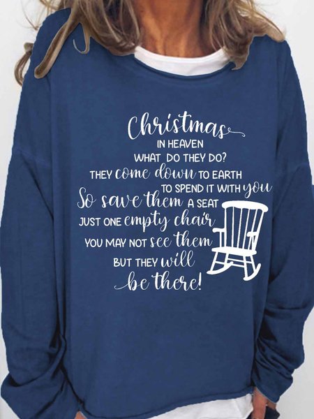 Women Christmas in heaven Simple Sweatshirt, Dark blue, Hoodies&Sweatshirts
Women Christmas in heaven Simple Sweatshirt, Dark blue, Hoodies&Sweatshirts