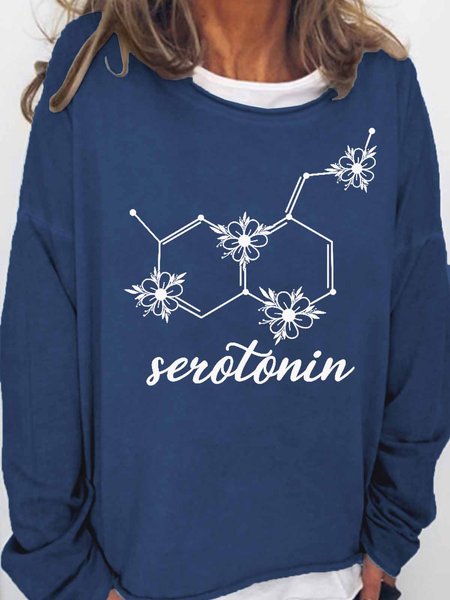 Women Funny Self Love Serotonin Simple Sweatshirt, Dark blue, Hoodies&Sweatshirts
Women Funny Self Love Serotonin Simple Sweatshirt, Dark blue, Hoodies&Sweatshirts