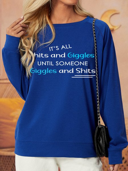 Lilicloth X Paula It's All Shits And Giggles Until Someone Giggles And Shits Women's Sweatshirt, Deep blue, Hoodies&Sweatshirts
Lilicloth X Paula It's All Shits And Giggles Until Someone Giggles And Shits Women's Sweatshirt, Deep blue, Hoodies&Sweatshirts