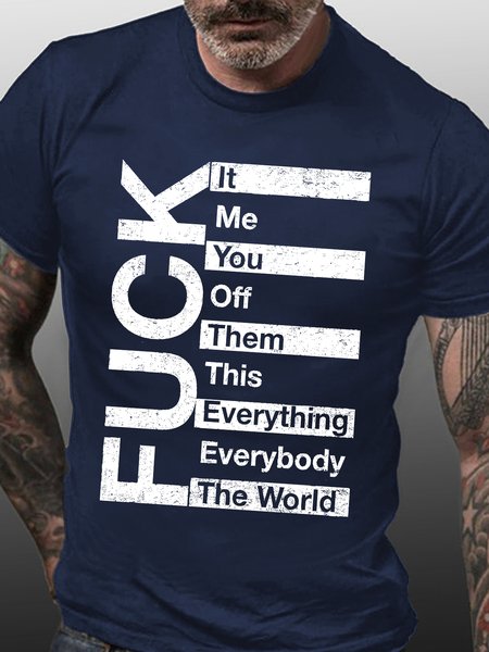 Mens Funny Text Letters Graphic Print Cotton Casual T-Shirt, Purplish blue, T-shirts
Mens Funny Text Letters Graphic Print Cotton Casual T-Shirt, Purplish blue, T-shirts