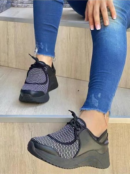 Plus Size Split Joint Breathable Mesh Fabric Slip On Sneakers, Black, Sneakers
Plus Size Split Joint Breathable Mesh Fabric Slip On Sneakers, Black, Sneakers