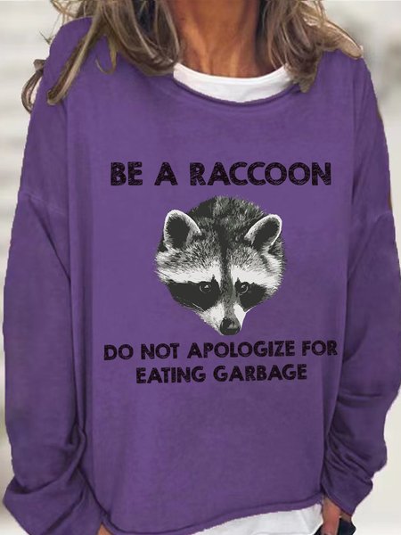 Lilicloth X Roxy Be A Raccoon Do Not Apologize For Eating Garbage Women's Sweatshirt, Purple, Hoodies&Sweatshirts
Lilicloth X Roxy Be A Raccoon Do Not Apologize For Eating Garbage Women's Sweatshirt, Purple, Hoodies&Sweatshirts