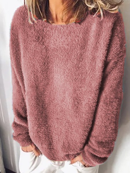 Women' Winter Fluffy Cozy Basic Casual Long Sleeve Top, Pink, Hoodies&Sweatshirts
Women' Winter Fluffy Cozy Basic Casual Long Sleeve Top, Pink, Hoodies&Sweatshirts