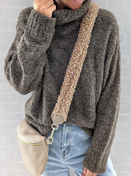 Plain Turtleneck Wool/Knitting Casual Regular Fit Sweater, Brown, Sweaters & Cardigans
Plain Turtleneck Wool/Knitting Casual Regular Fit Sweater, Brown, Sweaters & Cardigans