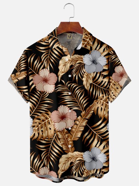 Gold Hibiscus Rosa-sinensis Linn Chest Pocket Short Sleeve Hawaiian Shirt, Golden, Men Shirts
Gold Hibiscus Rosa-sinensis Linn Chest Pocket Short Sleeve Hawaiian Shirt, Golden, Men Shirts