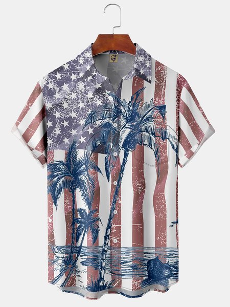 American Flag Coconut Tree Chest Pocket Short Sleeve Hawaiian Shirt, Red, Men Shirts
American Flag Coconut Tree Chest Pocket Short Sleeve Hawaiian Shirt, Red, Men Shirts