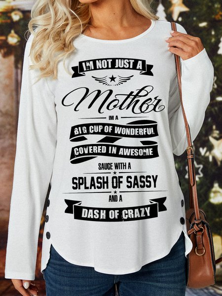 Lilicloth X Cadzart I‘m Not Just A Mother Womens Long Sleeve T-Shirt, White, Long sleeves
Lilicloth X Cadzart I‘m Not Just A Mother Womens Long Sleeve T-Shirt, White, Long sleeves