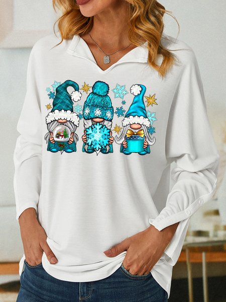 Women's Christmas gnome Graphics Print Loose Simple Christmas Snowman V Neck Sweatshirt, White, Hoodies&Sweatshirts
Women's Christmas gnome Graphics Print Loose Simple Christmas Snowman V Neck Sweatshirt, White, Hoodies&Sweatshirts