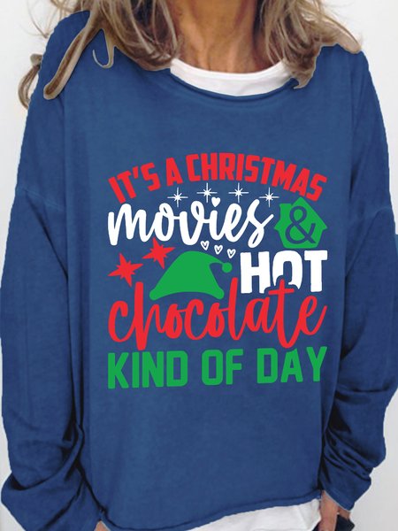 Its A Christmas Movies And Hot Chocolate Kind Of Day Womens Sweatshirt, Deep blue, Hoodies&Sweatshirts
Its A Christmas Movies And Hot Chocolate Kind Of Day Womens Sweatshirt, Deep blue, Hoodies&Sweatshirts