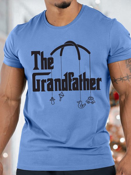 Men's The Grandfather Funny Graphics Print Loose Casual Cotton Text Letters T-Shirt, Blue, T-shirts
Men's The Grandfather Funny Graphics Print Loose Casual Cotton Text Letters T-Shirt, Blue, T-shirts