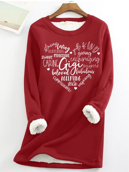Women's Best Gigi I love my grandkids Text Letters Warmth Fleece Sweatshirt, Red, Hoodies&Sweatshirts
Women's Best Gigi I love my grandkids Text Letters Warmth Fleece Sweatshirt, Red, Hoodies&Sweatshirts