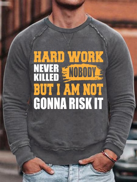 Lilicloth X Hynek Rajtr Hard Work Never Killed Mens Sweatshirt, Gray, Hoodies&Sweatshirts
Lilicloth X Hynek Rajtr Hard Work Never Killed Mens Sweatshirt, Gray, Hoodies&Sweatshirts