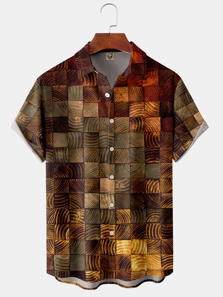 Distressed Wood Grain Chest Pocket Short Sleeve Casual Shirt, Yellow brown, Men Shirts
Distressed Wood Grain Chest Pocket Short Sleeve Casual Shirt, Yellow brown, Men Shirts