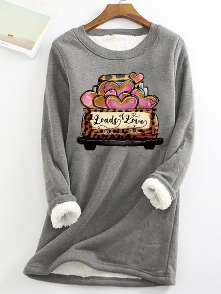 Loads Of Love Womens Valentines Day Warmth Fleece Sweatshirt, Gray, Hoodies&Sweatshirts
Loads Of Love Womens Valentines Day Warmth Fleece Sweatshirt, Gray, Hoodies&Sweatshirts