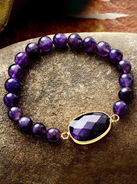 Bohemian Vintage Natural Amethyst Beaded Bracelet Ethnic Jewelry, Purple, Jewelry
Bohemian Vintage Natural Amethyst Beaded Bracelet Ethnic Jewelry, Purple, Jewelry