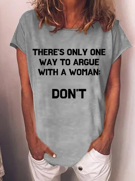 Lilicloth X Kelly Theres Only One Way To Argue With A Woman Womens T-Shirt, Gray, T-shirts
Lilicloth X Kelly Theres Only One Way To Argue With A Woman Womens T-Shirt, Gray, T-shirts
