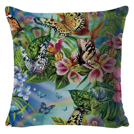 18*18 Butterfly Throw Pillow Covers Pink Decorative Pillow Covers For Spring Decor, Color6, Pillow Covers
18*18 Butterfly Throw Pillow Covers Pink Decorative Pillow Covers For Spring Decor, Color6, Pillow Covers