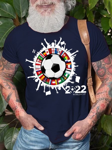 Men's Soccer World Cup 2023 Funny Graphic Print Casual Loose Cotton T-Shirt, Purplish blue, T-shirts
Men's Soccer World Cup 2023 Funny Graphic Print Casual Loose Cotton T-Shirt, Purplish blue, T-shirts