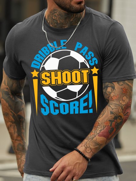 Lilicloth X Jessanjony Mens Soccer World Cup 2022 Dribble Pass Shoot Score T-Shirt, Deep gray, T-shirts
Lilicloth X Jessanjony Mens Soccer World Cup 2022 Dribble Pass Shoot Score T-Shirt, Deep gray, T-shirts