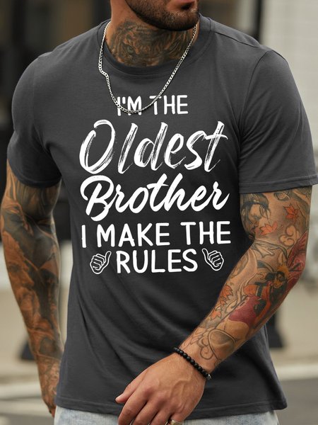 Lilicloth X Abu Gift For Brother I'm The Oldest Brother Mens T-Shirt, Deep gray, T-shirts
Lilicloth X Abu Gift For Brother I'm The Oldest Brother Mens T-Shirt, Deep gray, T-shirts