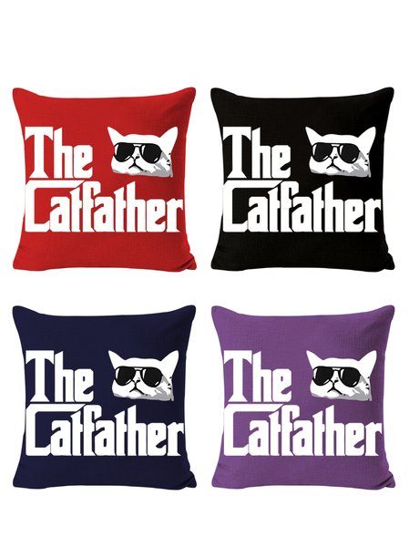 18*18 Set of 4 Cat Backrest Cushion Pillow Covers, Decorations For Home, Color3, Pillow Covers
18*18 Set of 4 Cat Backrest Cushion Pillow Covers, Decorations For Home, Color3, Pillow Covers