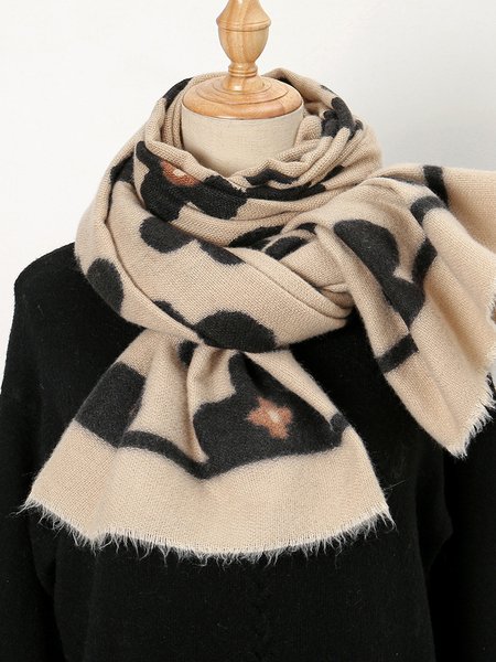 Casual Floral Pattern Simple Thickened Scarf Autumn Winter Warm Accessories, Beige, Women Scarves & Shawls
Casual Floral Pattern Simple Thickened Scarf Autumn Winter Warm Accessories, Beige, Women Scarves & Shawls