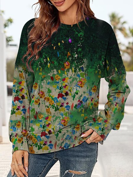 Tie-Dye Pattern Casual Loose Wool/Knitting Sweatshirt, Green, Sweatshirts & Hoodies
Tie-Dye Pattern Casual Loose Wool/Knitting Sweatshirt, Green, Sweatshirts & Hoodies