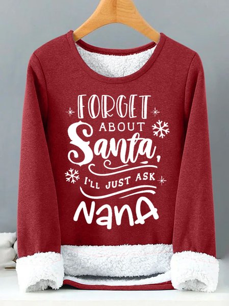 Women's Christmas Nana Forget About I'll Just Ask Nana Crew Neck Casual Sweatshirt, Red, Hoodies&Sweatshirts
Women's Christmas Nana Forget About I'll Just Ask Nana Crew Neck Casual Sweatshirt, Red, Hoodies&Sweatshirts