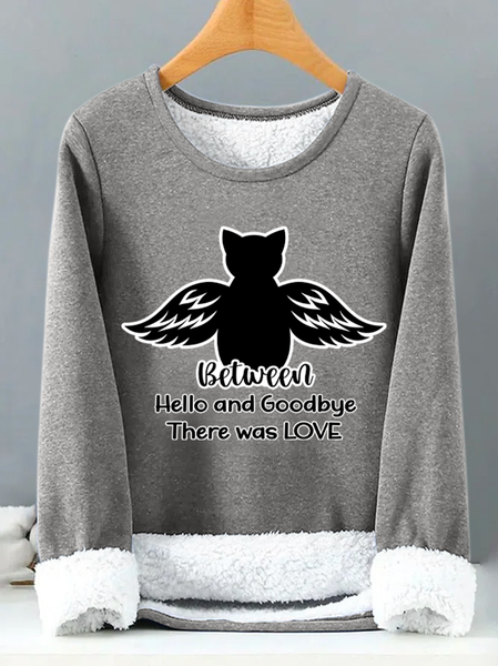 Lilicloth X Paula Cat Memorial Between Hello And Goodbye There Was Love Womens Warmth Fleece Sweatshirt, Gray, Hoodies&Sweatshirts
Lilicloth X Paula Cat Memorial Between Hello And Goodbye There Was Love Womens Warmth Fleece Sweatshirt, Gray, Hoodies&Sweatshirts