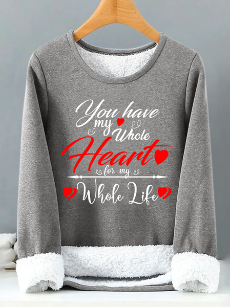 Lilicloth X Y You Have My Whole Heart For My Whole Life Womens Warmth Fleece Sweatshirt, Gray, Hoodies&Sweatshirts
Lilicloth X Y You Have My Whole Heart For My Whole Life Womens Warmth Fleece Sweatshirt, Gray, Hoodies&Sweatshirts