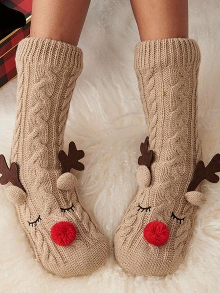 Thickened Warm Christmas socks, Khaki, Accessories
Thickened Warm Christmas socks, Khaki, Accessories