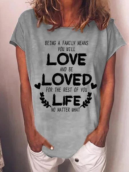 Lilicloth X Y Being A Family Means You Will Love And Be Loved Womens T-Shirt, Gray, T-shirts
Lilicloth X Y Being A Family Means You Will Love And Be Loved Womens T-Shirt, Gray, T-shirts