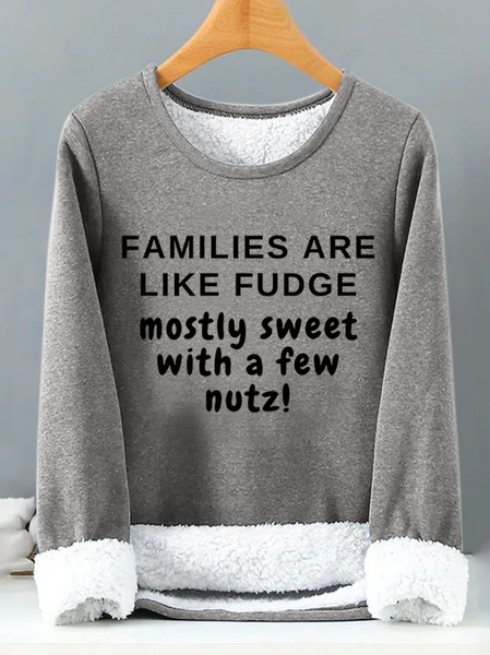 Lilicloth X Kat8lyst Families Are Like Fudge Mostly Sweet With A Few Nutz Womens Warmth Fleece Sweatshirt, Gray, Hoodies&Sweatshirts
Lilicloth X Kat8lyst Families Are Like Fudge Mostly Sweet With A Few Nutz Womens Warmth Fleece Sweatshirt, Gray, Hoodies&Sweatshirts