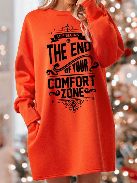 Lilicloth X Cadzart Life Begins At The End Of Your Comfort Zone Womens Sweatshirt Dress, Orange, Dresses
Lilicloth X Cadzart Life Begins At The End Of Your Comfort Zone Womens Sweatshirt Dress, Orange, Dresses
