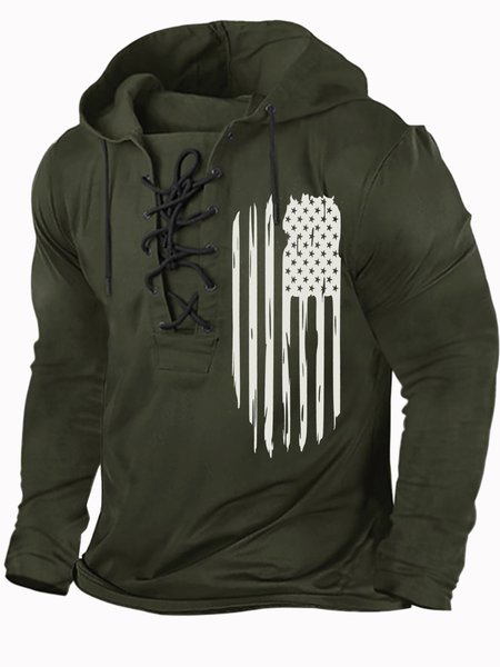 Men's Flag Graphic PrintText Letters Hoodie Casual Regular Fit Sweatshirt, Dark green, Hoodies&Sweatshirts
Men's Flag Graphic PrintText Letters Hoodie Casual Regular Fit Sweatshirt, Dark green, Hoodies&Sweatshirts