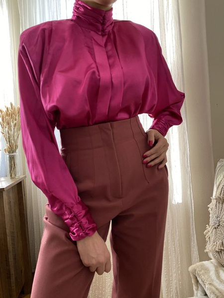Loose Urban Turtleneck Long sleeve Sports & Outdoor Blouse, Rose red, Blouses and Shirts
Loose Urban Turtleneck Long sleeve Sports & Outdoor Blouse, Rose red, Blouses and Shirts