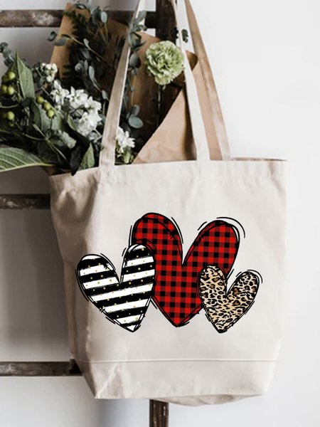 Three Different Colors Of Heart Festival Text Letters Casual Shopping Tote Bag, White, Bags
Three Different Colors Of Heart Festival Text Letters Casual Shopping Tote Bag, White, Bags