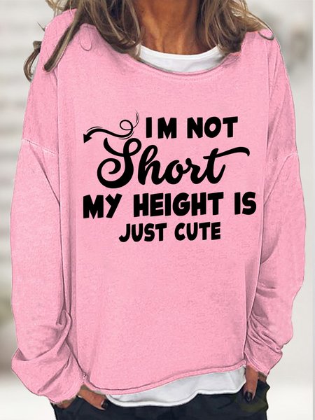 Lilicloth X Manikvskhan I'm Not Short My Height Is Just Cute Womens Sweatshirt, Pink, Hoodies&Sweatshirts
Lilicloth X Manikvskhan I'm Not Short My Height Is Just Cute Womens Sweatshirt, Pink, Hoodies&Sweatshirts