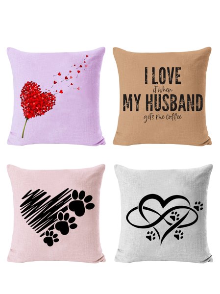 18*18 Set of 4 Love heart Backrest Cushion Pillow Covers, Decorations For Home, Color1, Pillow Covers
18*18 Set of 4 Love heart Backrest Cushion Pillow Covers, Decorations For Home, Color1, Pillow Covers