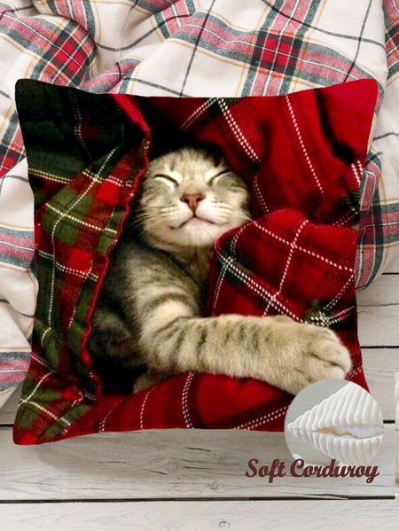 18*18 Cat Throw Pillow Covers, Pillow Covers Decorative Soft Corduroy Cushion Pillowcase Case For Living Room Bed Sofa Car Home Decoration, Red, Pillow Covers
18*18 Cat Throw Pillow Covers, Pillow Covers Decorative Soft Corduroy Cushion Pillowcase Case For Living Room Bed Sofa Car Home Decoration, Red, Pillow Covers