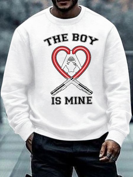 Men's The Boy Is Mine Funny Graphic Printing Crew Neck Casual Text Letters Sweatshirt, White, Hoodies&Sweatshirts
Men's The Boy Is Mine Funny Graphic Printing Crew Neck Casual Text Letters Sweatshirt, White, Hoodies&Sweatshirts